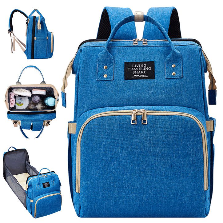 折疊嬰兒床媽咪背囊 - 背包客製館 折疊嬰兒床媽咪背囊:嬰兒床+媽咪包兩用,是升級功能的大容量媽咪袋,也是便攜式的BB移動床。 客製 - 背包客製館 折疊嬰兒床媽咪背囊