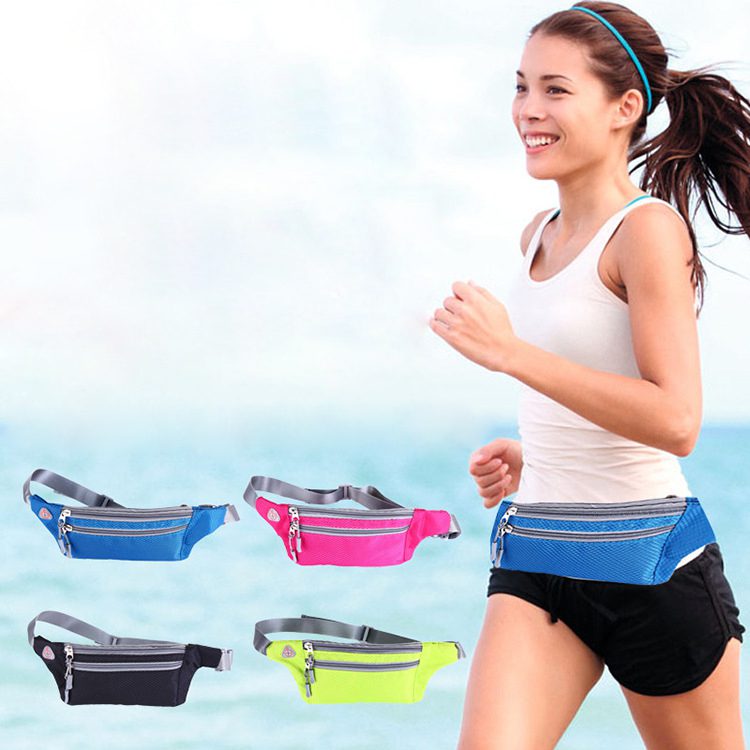 運動腰包 - 背包客製館 輕薄貼身,可以收納手機、卡片、鑰匙等隨身物品,設有專用耳機線孔,放便攜帶。 客製 - 背包客製館 運動腰包