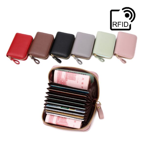 RFID防盜卡包 - 背包客製館 9卡位,2個隔層,可放置卡和零錢,多色可選。 風琴設計,一目了然。拉鍊款式,簡約大方。 客製 - 背包客製館 RFID防盜卡包