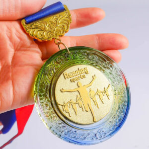 跑步金屬獎牌