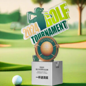 高爾夫亞克力獎座